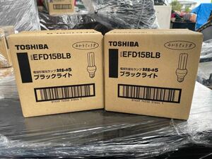 ○10G8174 未使用　東芝　TOSHIBA 電球蛍光灯ランプ　EFD15BLB 12本セット○