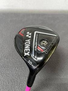 ★中古　YONEX EZONE GT 3Dウッド　14.5° REXIS KAIZA-M【6X】