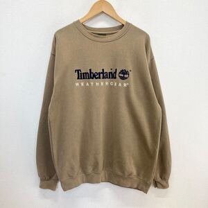 Timberland ティンバーランド 刺繍ロゴ クルーネック スウェット トレーナー プルオーバー M 10122948