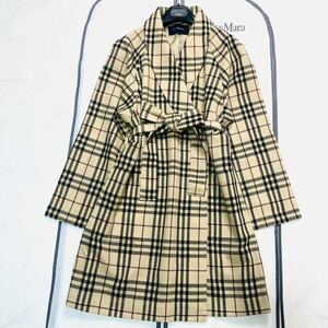 新品★大きいサイズ~XL相当★BURBERRY LONDON★夏の軽量サラサラ羽織り★ジャケットコート カーディガン総ノバチェック バーバリーロンドン