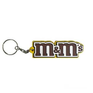 ラバー キーホルダー エムアンドエムズ ロゴ m&m