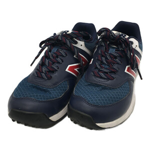 coco 中古 ニューバランスゴルフ New Balance golf ゴルフシューズ 23cm ネイビー 軽量 メッシュ スパイクレス [UGS574NT] K7028