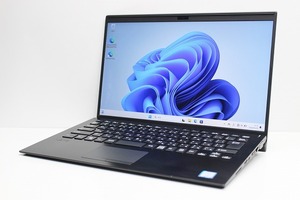 ノートパソコン Windows11 中古 VAIO Pro PK VJPK11C12N 14インチ 第8世代 Core i5 SSD256GB メモリ8GB Windows10 カメラ WWAN