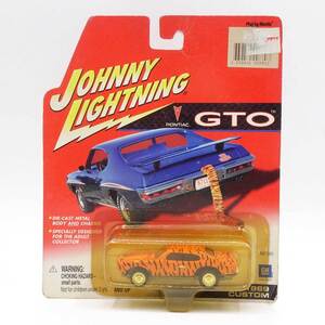 【中古】JOHNNY LIGHTNING ジョニーライトニング 1/64 GTO 1971 PRO STREET ミニカー