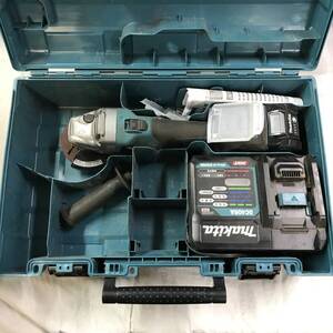 sd972 送料無料！動作品 makita マキタ 100ｍｍ充電式ディスクグラインダ　GA001GRDX 40V2.5Ahバッテリー×1 充電器 ケース