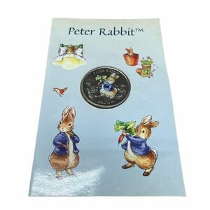 ★【Peter Rabbit/ピーターラビット】１CROWN 2003 記念コイン 白銅貨 カラーコイン プルーフコイン コレクション★17938