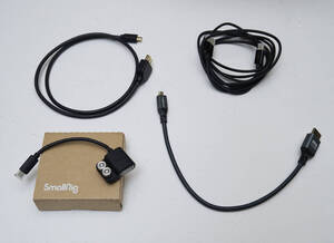 HDMI A-D ケーブル　3本　SmallRig HDMI D to A変換　　3021　中古品