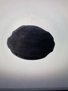 ポーター　クラシック　刺し子　SASHIKO　BERET　１　ベレー　ベレー帽　ハンチング　帽子　キャップ　ブラック　激美品