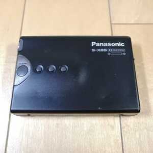 希少!!　Panasonic　パナソニック　S-XBS　オートリバース付き　ポータブルカセットプレイヤー　RQ-S45　ブラック