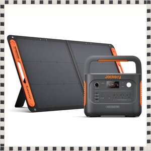 【 未使用 】 Jackery Solar Generator 1000 New JE-1000D 1070Wh ポータブル電源 100W ソーラーパネル JF-100F ジャクリ 1円スタート