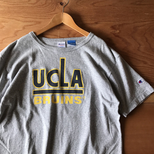 USA製 champion Tシャツ UCLA カレッジ プリント 杢グレー チャンピオン 古着 ヴィンテージ 復刻 