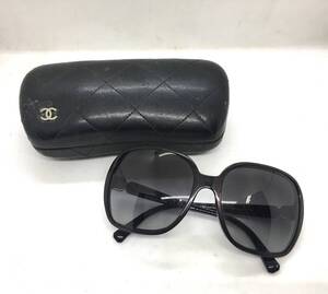 CHANEL シャネル ココマーク サングラス Black 黒 5284-A