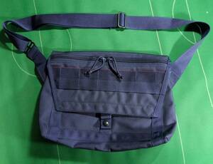 □ブリーフィング USA製 BEAMS PLUS別注 ショルダーバッグ FLEET MESSENGER BAG ネイビー 美品!!!□