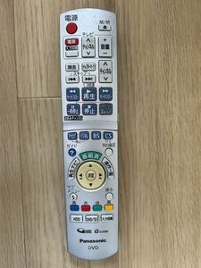 A111 動作確認済み【Panasonic】◆パナソニック◆ DVD テレビリモコン n2qayb000186 中古