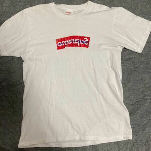 supreme コムデギャルソン　コラボ　Box Tシャツ　シュプリーム 