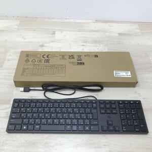 ②hp 有線 USBキーボード HSA-P010K ブラック[C2615]