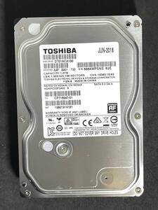 【送料無料】★ 1TB ★ TOSHIBA　/　DT01ACA100 【使用時間：2519ｈ】 良品　3.5インチ内蔵HDD　SATA600/7200 AVコマンド対応[管理■PSNS]