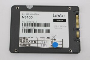 Lexar NS100 512GB 2.5 SSD SATA 動作品☆