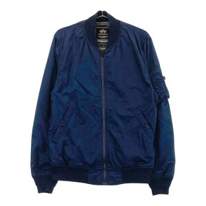 ALPHA INDUSTRIES アルファ インダストリーズ ジップジャケット MA-1 ネイビー系 L [240101370655] メンズ