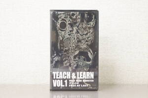 【未使用】 希少映像!! VHS/ビデオ TEACH&LEARN VOL.1 WEED HEAD MONSTER ハードコア 1K700