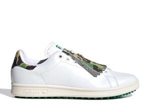 A BATHING APE × adidas Originals Stan Smith Golf "Footwear White/Green" 26cm IG5916