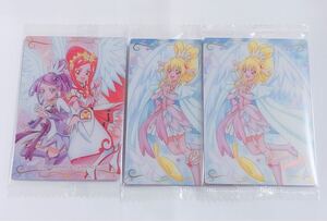 プリキュア カード ウエハース10 SR ドキドキプリキュア キュアハート キュアソード キュアエース