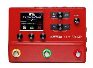 新品未使用　限定　RED HX Stomp マルチ　エフェクター 赤　お洒落　LINE6