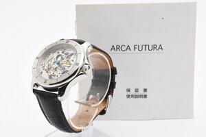 稼働品 アルカフトゥーラ スケルトン 自動巻き メンズ 腕時計 ARCA FUTURA