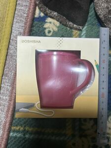 DOSHISHA 　超音波式 マグカップ加湿器　ピンク