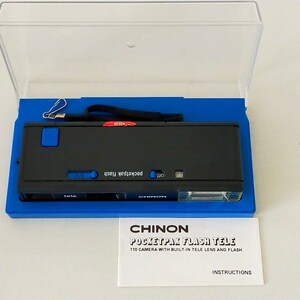 ★昭和レトロ★チノン ポケットパック フラッシュ カメラ　CHINON POCKETPAK FLASH TELE 動作未確認