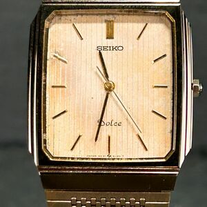 SEIKO セイコー DOLCE ドルチェ 9531-5160 腕時計 クオーツ アナログ ゴールド スクエア 1979年製 諏訪精工舎 新品電池交換済 動作確認済