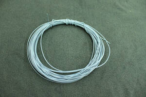 配線材 ビニール被膜線 外径1.1mm径 撚線部0.5mm径 水色被膜 ELECTRIC WIRE BEST QUALITY 10ｍで500円 未使用新品