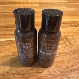 natural foundation ナチュラルファンデーション リフレッシングボディソープ 40ml スムージングボディミルク 40ml イタリア製