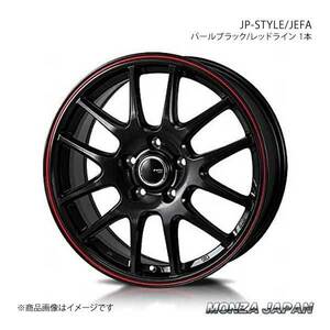 MONZA JAPAN JP-STYLE/JEFA ホイール 1本 AZワゴン MD系【13×4.0B 4-100 INSET42 パールブラック/レッドライン】