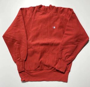 【L】90s Champion Reverse Weave Mock Neck 90年代 チャンピオン リバースウィーブ モックネック ラグランスウェット USA製 刺繍タグR2135