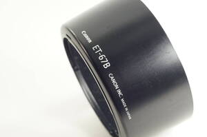 6A『並品』CANON ET-67B EF-S60mm F2.8マクロ USM 用 キャノン キヤノン レンズフード