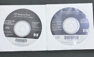 2YXS1209★現状・未使用品★HPリストアプラス(dc5100/dx2100 ST)＆オペレーティングシステムCD Windows XP Professional Service Pack 2