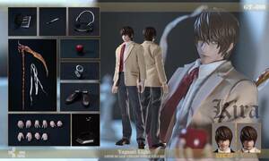 新品未開封GAMETOYS GT-008 デスノート Death note 死神 夜神月普通素体 やがみ ライトyagami (検 medicom メディコムLエル RAH弥海砂