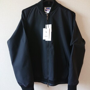 NIKE sacai MA-1 TYPE JACKET BLACK LARGE