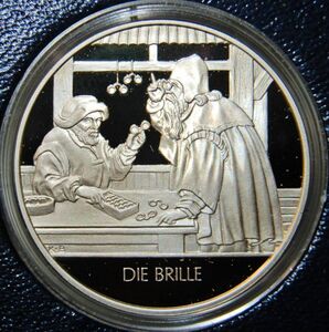 030 海外 造幣局 限定版 人類進化と文化の形成 1976年 人類の活動分野の拡大 眼鏡の発明 彫刻 純銀製 アート メダル シルバー コイン