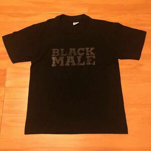 希少 WHITNEY MUSEUM BLACK MALE T-SHIRT 90