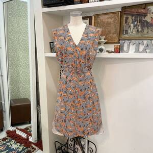 KATE SPADE SATURDAY/no sleeve onepiece/orange/ladies/ケイトスペードサタデー/ノースリーブワンピース/オレンジ/レディース