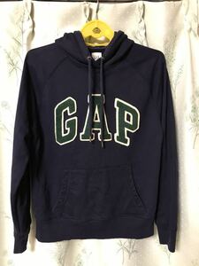 GAP ギャップ ロゴパーカー プルパーカー フーディー ネイビー レディース