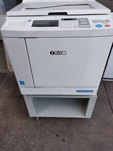 ◆RISO 理想 リソグラフ SF635Ⅱ　高速デジタル製版 印刷機 A3黒ドラム USB LAN対応　印字30521枚【D1101M1BH】