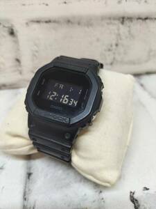 CASIO（カシオ）腕時計 G-SHOCK DW-5600BB ソリッドカラーズ　デジタルクォーツ 3229 稼働品 【2632】