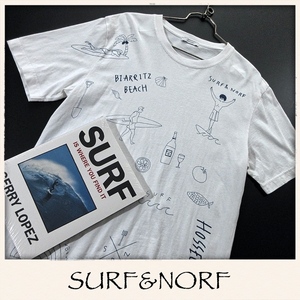 【SURF&NORF】三浦理志 マーシー × BAYFLOW ベイフロー イラスト Tシャツ ホワイト!!