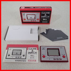 動作品 GAME＆WATCH BALL ゲームウォッチ ボール クラブニンテンドー復刻版 RGW-001本体 箱説付 Nintendo 任天堂 club.nintendo【PP