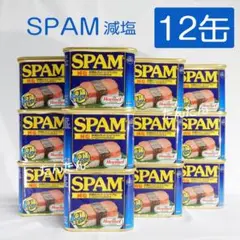 【SPAM】スパム ポークランチョンミート 12缶　減塩　沖縄限定ラベル