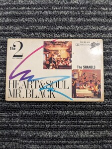 シャネルズ　「The 2 BEST COUPLING　“HEART & SOUL”＋“MR.BLACK”」　中古カセットテープ　ラッツ&スター