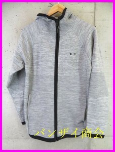 4190b8◆美品です◆吸汗速乾◆OAKLEY オークリー ドライジャージ スウェットパーカー L/ゴルフジャケット/ポロシャツ/パンツ/トレーナー